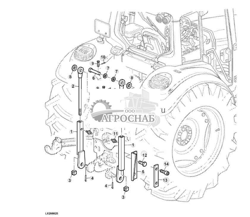 ГИДРАВЛИЧЕСКАЯ АВТОСЦЕПКА, ПОДЪЕМНЫЕ ТЯГИ 